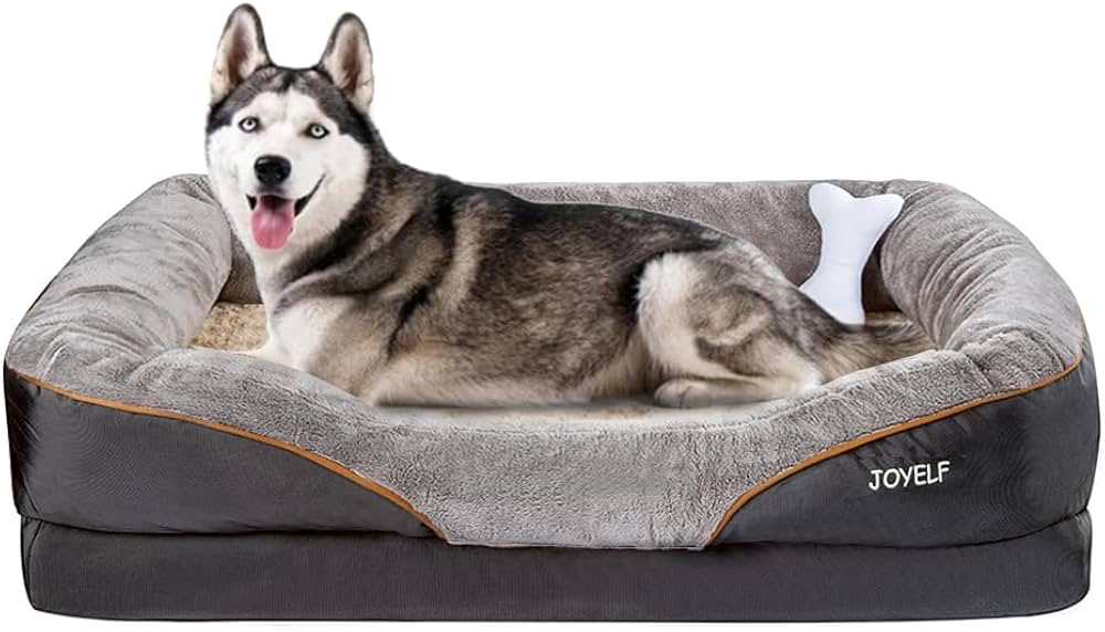 Large Memory Foam Dog Bed.