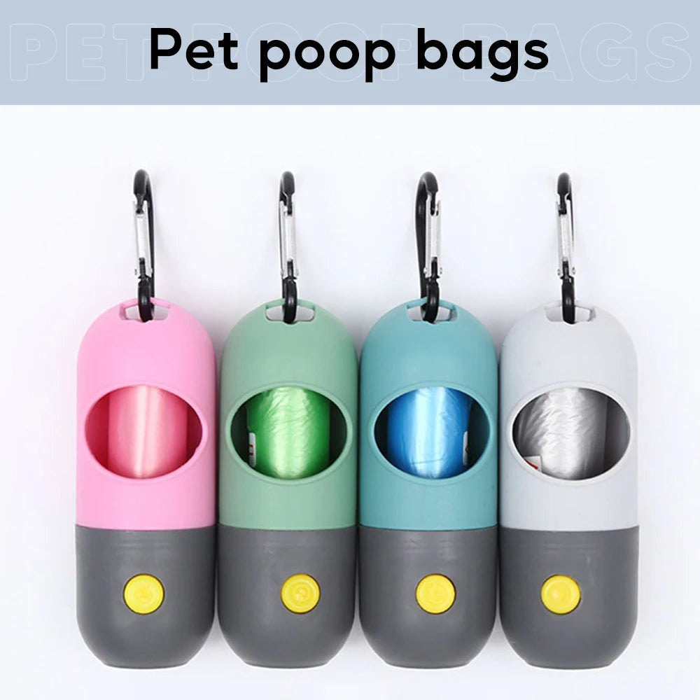 L.E.D Light Poop Bag Dispenser.