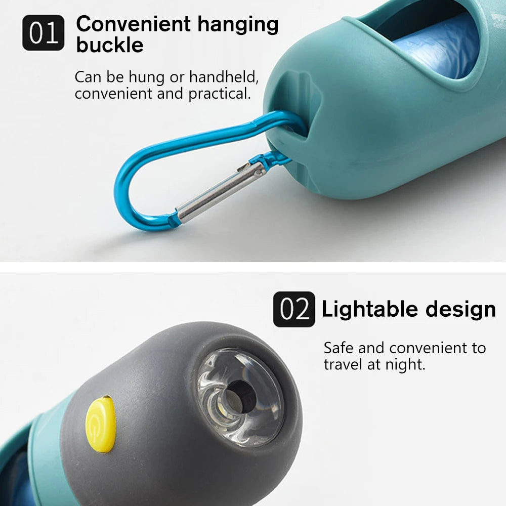 L.E.D Light Poop Bag Dispenser.